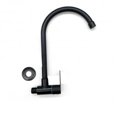 BLITON  SUS304 Modern Black Color Kitchen Wall Mounted Faucet  B2023-W